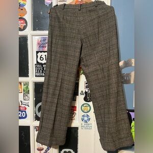 LK BENNET PLAID SUIT PANTS VINTAGE EARLY 2000s